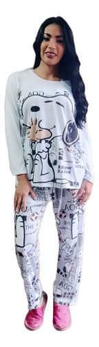 Pijama Invierno Mujer Personajes Bianca Sheli 2166