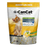 Piedras Sanitarias Silica Cancat 4 X 3,8lts Gel Limon Gatos