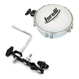 Tamborim Com Clamp Tt409 + Suporte Para Percussão Ta430