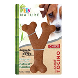 Juguete Para Perro Hueso Triple Bambu Chico Varios Sabores