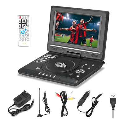 Reproductor De Dvd Portátil Multifunción Hd 9.8 Con Pulgadas,reproductor Dvd Portatil\u002Freproductor Dvd\u002Ftelevision Portatil\u002Fconsolas Portátiles | Envío gratis