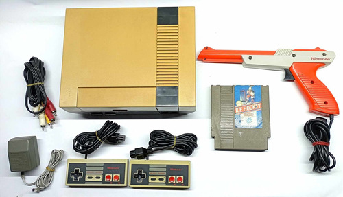 Consola Nintendo Nes Cartucho Ice Hockey B 1985 Rtrmx Vj