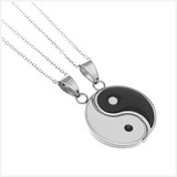 Cadena, Collar Para Hombr 2 Uds Yin Yang Parejas A Juego Rom