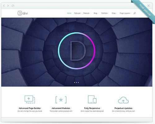 Site Multifuncional, Empresas, Lojas Virtuais - Tema Divi