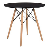 Mesa Comedor Terraza Eames 80 Cm Redond