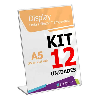 Display Suporte Qr Corde Placa Pix 15x21 A5 L C\u002F 12 Unidades | MercadoLivre