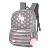 Mochila Barbie Metalizada Feminina G - Luxcel Original