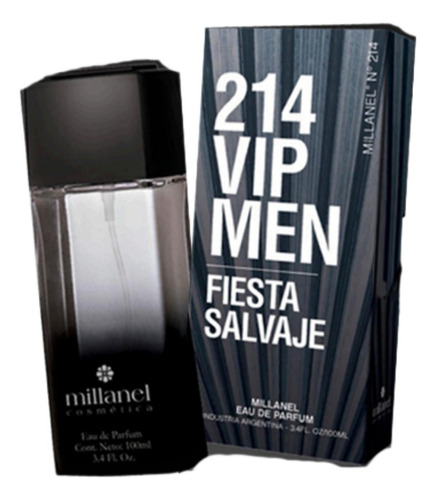 Perfume Millanel Vip Men Fiesta Salvaje N214 100ml 
