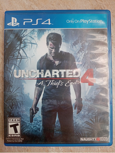 Uncharted 4: A Thief's End -fisico- Sony Ps4