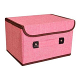 Caja Organizadora Baul Liso De Tela 45x30 