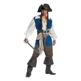 Halloween Piratas Del Caribe Capitán Marinero Cosplay