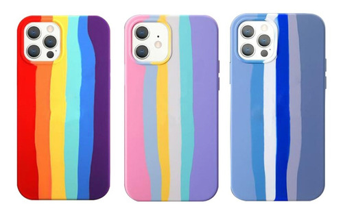 Funda Case Protectora Arcoiris Para iPhone Todos Los Modelos