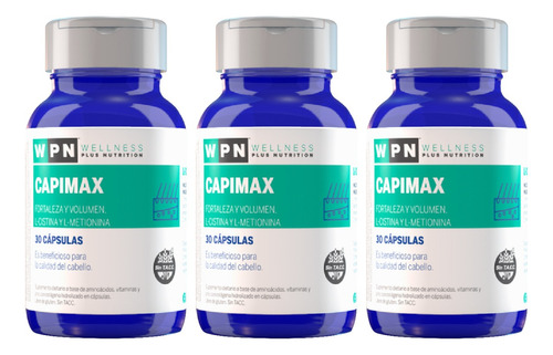 Capimax Wpn Pack 3 Meses 90 Cápsulas Total Alopecia
