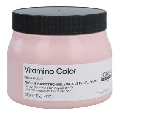 Baño De Crema Loreal Mascara 500 Absolut Vitamino Liss C/u
