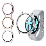 4 Fundas Y Vidrio Templado Para Samsung Galaxy Watch 6 4a