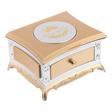 Caja Musical Decoración Bailarina Joyero Giratorio Cajón S .