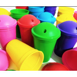 Vaso Plastico Milkshake Souvenirs Cumples (x60 Unidades)