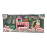 Bunny Boutique 2480 Conejitos Set Casa Juego De Jardin Cuota