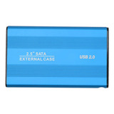 Disco Duro Externo Con Memoria Portátil Azul De 2,5 Pulgadas