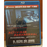 Blue-ray  Más  Dvd:  Actividad Paranormal  100% Originales