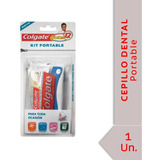 Pack X 3 Unid Cepillo Dental  Portable+ Crema Ant Colgate