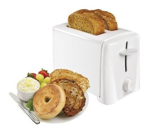  Tostador Electrico Blanco 2 Panes O Bagel Proctor Silex