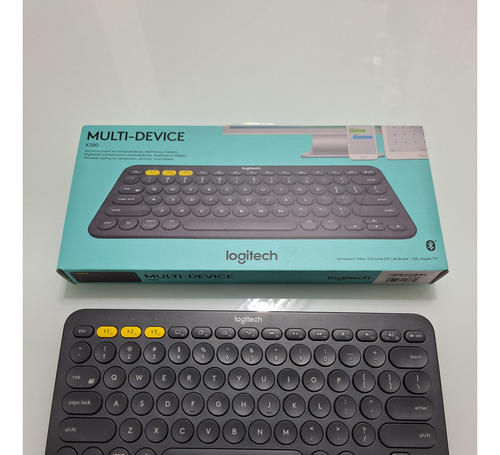 Teclado Logitech K380 Bluetooth Multidevice Grafite