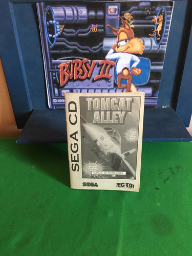 Tectoy Tomcat Alley Manual De Instrução Sega Cd