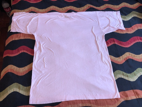 Remera Manga Corta Beach Club Rosa Talle Xl