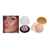 Kit 1 Pó Iluminador Bronzeador + 1 Blush Max Love À Escolher