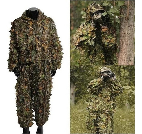 Ropa Camuflada Ghillie Sniper 3d (pantalones+chamarra)