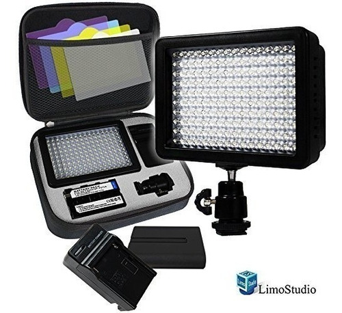 Luz  Led Para Fotografia Video + 4 Filtros Color Recargable