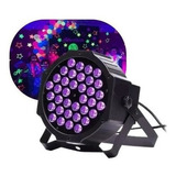 Foco 36 Par Led Luz Ultravioleta Fiesta Fluor Neón Dmx