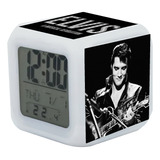 Reloj Despertador Elvis Con Luz Led