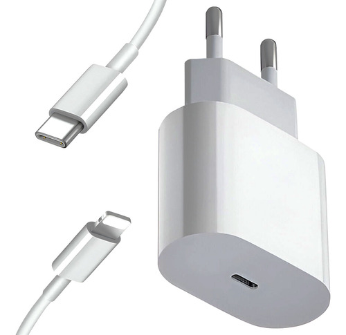 Fonte Carregador Para iPhone 11 Pro Turbo Usb-c Rápido 20w