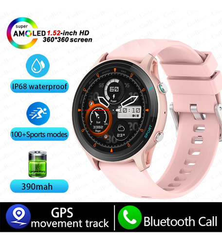 Reloj Inteligente Hombre Y Mujer Deportivo Impermeable Call