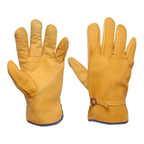 Guantes Cortos Tipo Argonero Piel De Res Uso Industrial