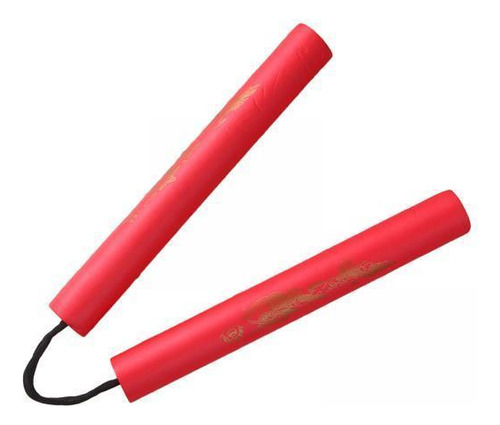 3 Nunchucks De Treinamento De Espuma, Nunchucks Vermelho