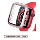 Carcasa Con Vidrio Templado Para Apple Watch Serie 7 41mm