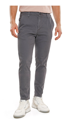 Pantalón Fit Skinny Stretch C&a De Hombre