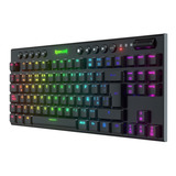 Teclado Gamer Bluetooth Redragon Horus K621 Tkl Qwerty Redra