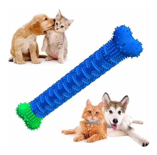Cepillo Dientes Cuidado Dental Mascotas Perros Gatos Juguete