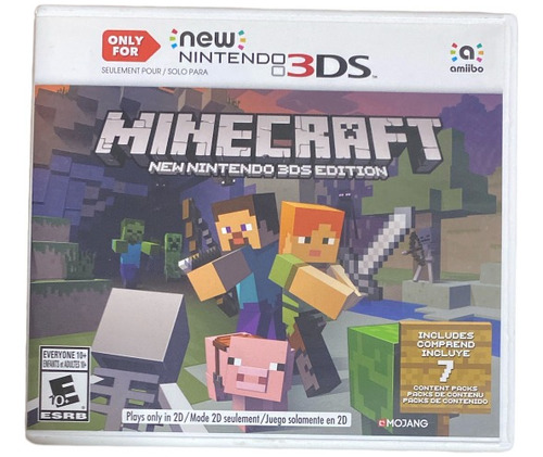 Jogo Nintendo New 3ds Minecraft -  Seminovo