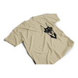 Camiseta Algodón Adulto Estampado Logo Escudo Perro Doberman