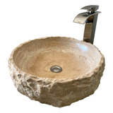 Ovalin Lavabo De Mármol Artesanal Modelo Tonahuac Nuevo!!