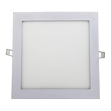 Painel Plafon 18w Smart Led 17x17 Luminária Embutir Quadrada