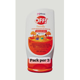 Pack X3 Repelente En Crema Off Family X 60g C/u