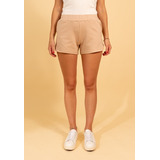 Short Mujer Beige Pato Pampa Rustico Aurora 