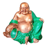 Estátua Buda Grande Sorridente - Sorte- Prosperidade 