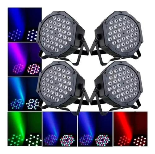 Luces X4 Proton Rgb Profesional 36 Led Techo Fiestas Dj 